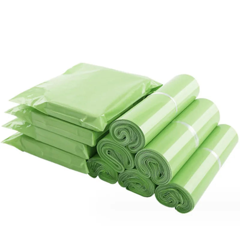 50PCS/100PCS Avocado Green Plastic Mailing Packaging Bag Poly Mailer T-shirt Skirt Jacket Wedding Box Shipping Express Pouches